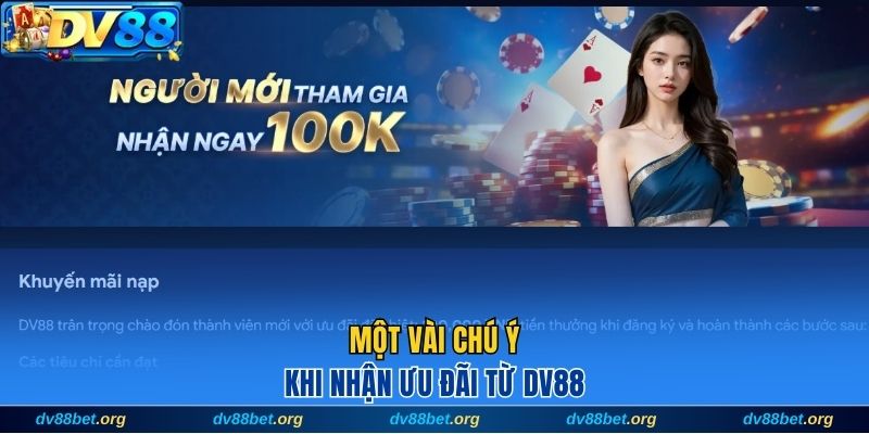 Chú ý khi nhận ưu đãi