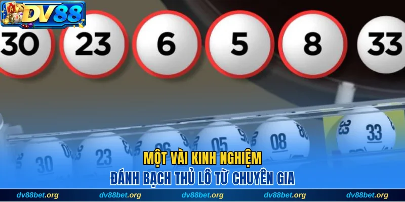 Một vài kinh nghiệm đánh bạch thủ lô