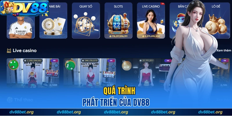 Quá trình phát triển của DV88