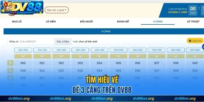 Tìm hiểu về đề 3 càng